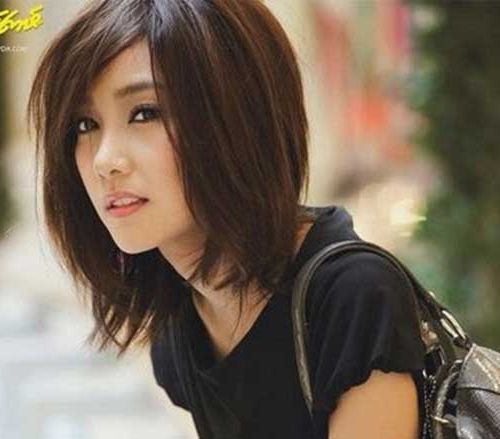 Asian Bob Pics You Will Love | Bob Hairstyles 2018 – Short Intended For Medium Length Bob Asian Hairstyles With Long Bangs (View 11 of 25)