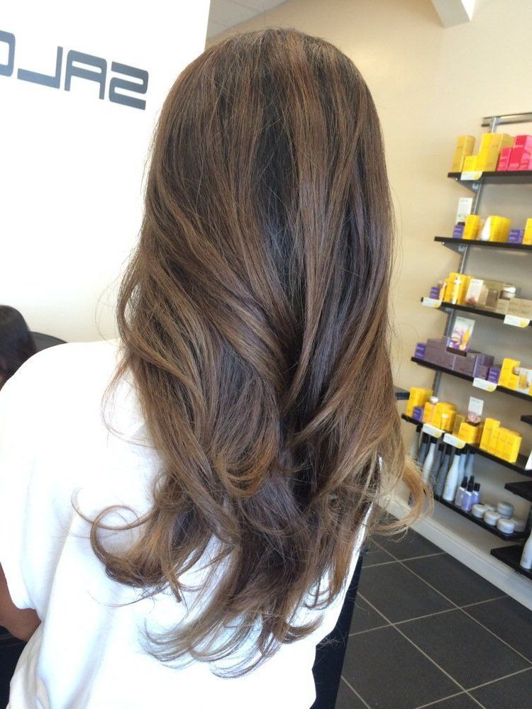 Back View Ombré With Balayage | Haircuts & Styles | Cabello In Soft Ombre Waves Hairstyles For Asian Hair (View 5 of 25)