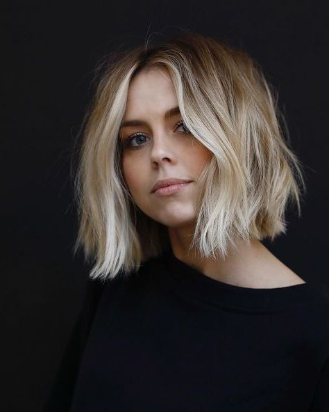 Blonde Blunt Bob, Someday :) In 2019 | Short Hair Trends In Blonde Blunt Haircuts Bob With Bangs (Photo 1 of 25)