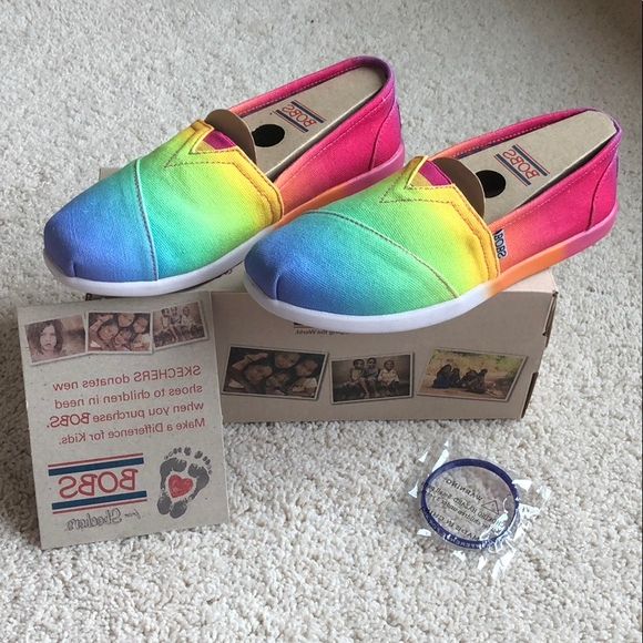 Bob’s From Skechers Rainbow Shoes ? Nwt In Rainbow Bob Haircuts (Photo 24 of 25)