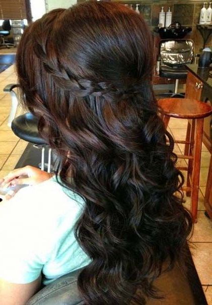 Bouffant Puff, Loose Tapered Curls And Braid | Hair Styles Throughout Side Hairstyles With Puff And Curls (Photo 12 of 25)