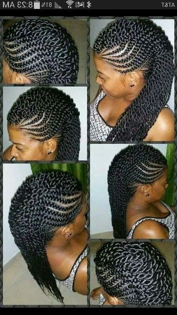 Braided/twist Mohawk | Lovely Locs | Natural Hair Styles With Regard To Twisted And Braided Mohawk Hairstyles (Photo 12 of 25)