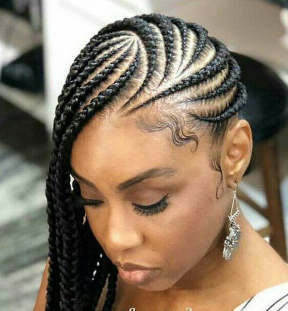 Braided Wig/full Lace Wig/wigs /wigs For Black Women Pertaining To Fully Braided Mohawk Hairstyles (Photo 6 of 25)