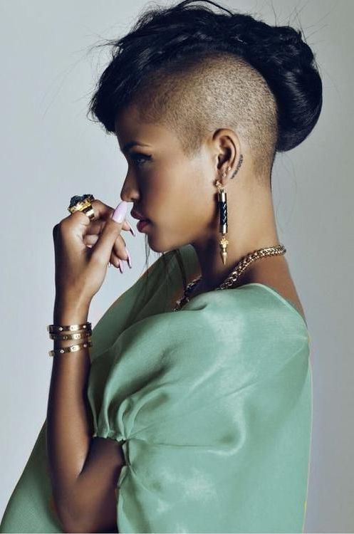 Cassie Ventura | Hair Beauty:  Cat  , Short Hair Styles, Hair With Regard To Cassie Roll Mohawk Hairstyles (View 8 of 25)