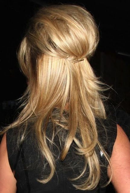 Copy Cat Her Hair: The Lazy Girl Chignon | Hair Beauty:__cat Intended For Easy Side Downdo Hairstyles With Caramel Highlights (Photo 12 of 25)