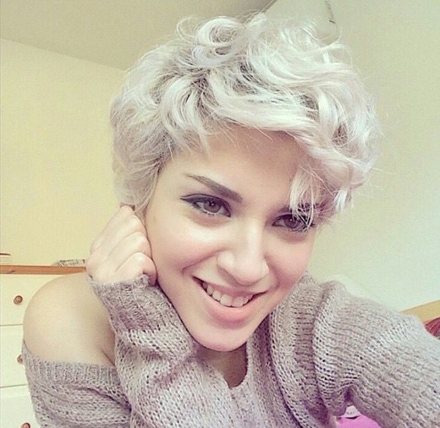 Cute Curly Pixie Cut | My Style | Curly Pixie Haircuts For Blonde Pixie Haircuts With Curly Bangs (Photo 2 of 25)