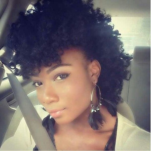 Faux Hawk For Curly Hair | Hair In 2019 | Natural Hair In Faux Mohawk Hairstyles With Springy Curls (Photo 9 of 25)