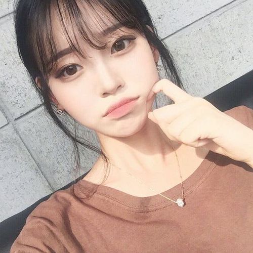 Girl, Ulzzang, And Korean Image | Ulzzang Hair, Ulzzang Within Eye Covering Bangs Asian Hairstyles (View 17 of 25)