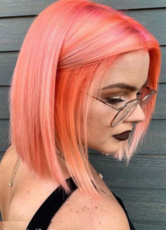 Gorgeous Pink Bob Haircuts For Women To Show Off In 2019 Regarding Pink Bob Haircuts (View 14 of 25)
