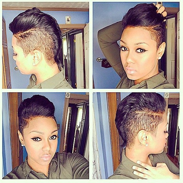 Hairspiration| This #mohawk Cut ??on @simplysmj Done Within Fierce Mohawk Hairstyles With Curly Hair (Photo 12 of 25)