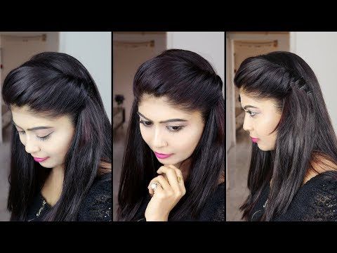 How To Make Side Puff Hairstyle | 1 Minute Side Puff Inside Side Hairstyles With Puff And Curls (Photo 13 of 25)