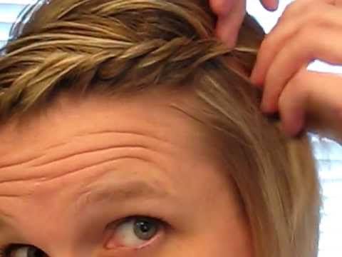 How To Pull Your Bangs Into Cute Fun Twist | Hair Styles With Regard To High Bun With Twisted Hairstyles Wrap And Graduated Side Bang (View 11 of 25)
