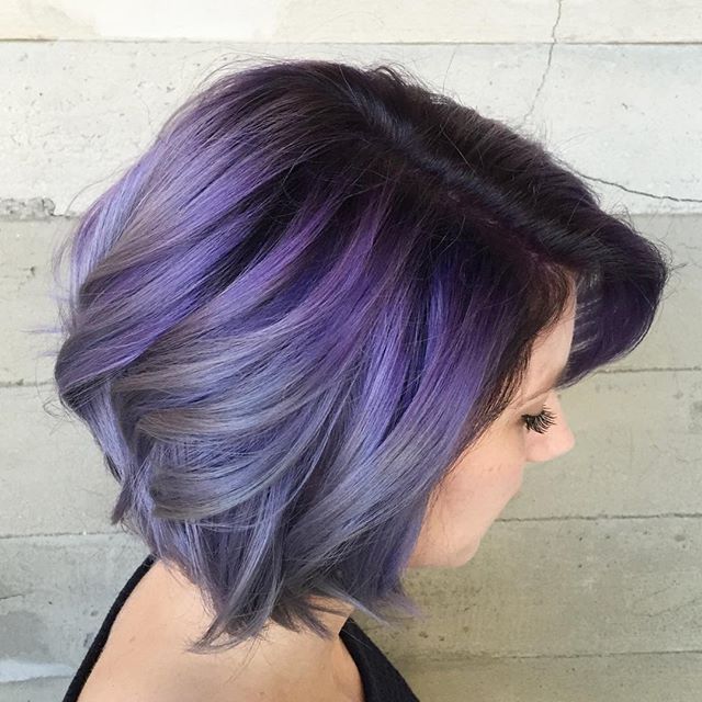 Kristyn Robinson (kristyn4506) On Pinterest With Ravishing Smoky Purple Ombre Hairstyles (Photo 9 of 25)