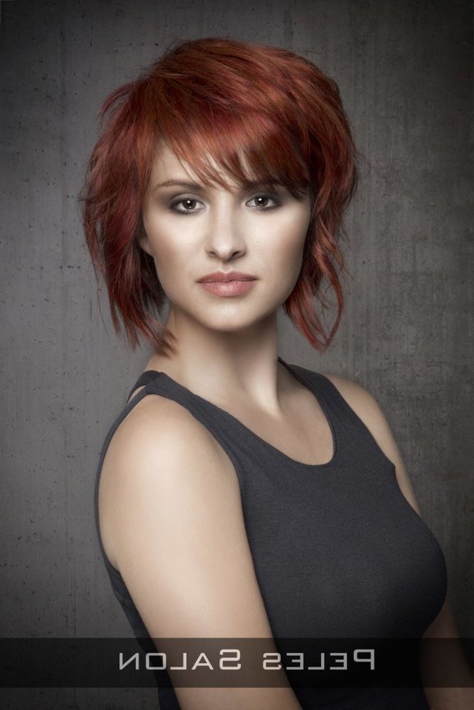 Latest Hairstyles On Twitter: "20 Smokin' Hot Shades Of Red Throughout Edgy Red Hairstyles (Photo 20 of 25)