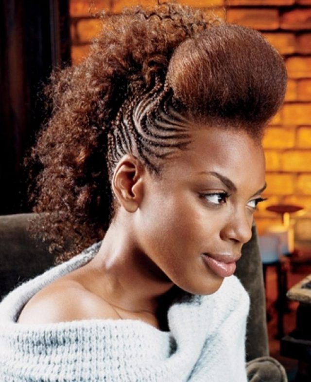 Mohawk Braids: 12 Braided Mohawk Hairstyles That Get Attention Intended For Side Braided Mohawk Hairstyles With Curls (View 8 of 25)