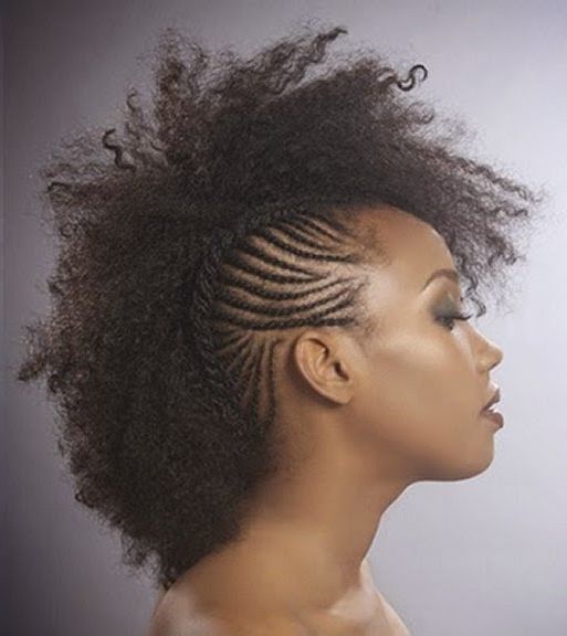 Mohawk Braids: 12 Braided Mohawk Hairstyles That Get Attention With Regard To Side Braided Curly Mohawk Hairstyles (View 6 of 25)