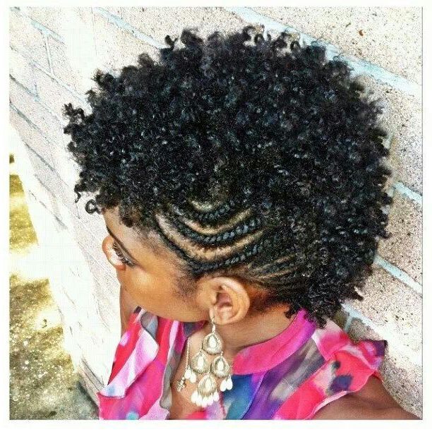Mohawk Braids And Weave. | Braided Mohawk Hairstyles, Braids Regarding Curly Weave Mohawk Haircuts (Photo 20 of 25)