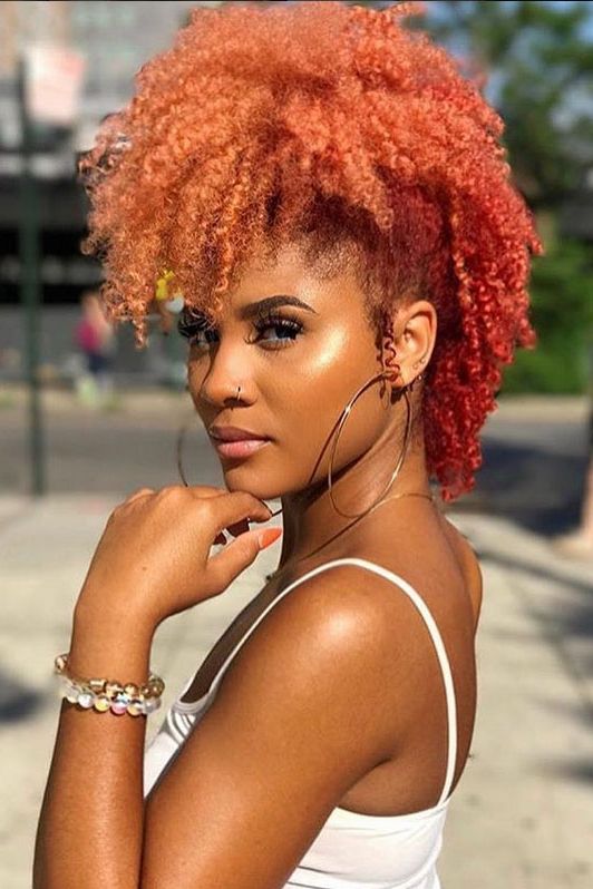 Mohawk Hairstyles For Natural Hair – Essence With Red Curly Mohawk Hairstyles (Photo 8 of 25)