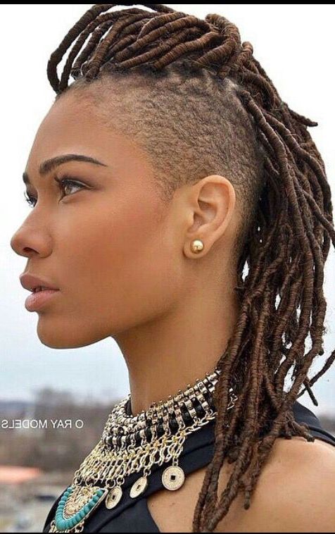 Mohawk In 2019 | Mohawk Hairstyles, Hair Styles, Hair For Dreadlocked Mohawk Hairstyles For Women (View 2 of 25)
