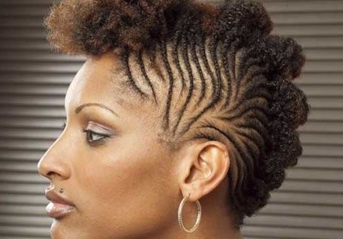 Mohawk Short Hairstyles For Black Women In Afro Mohawk Hairstyles For Women (Photo 12 of 25)