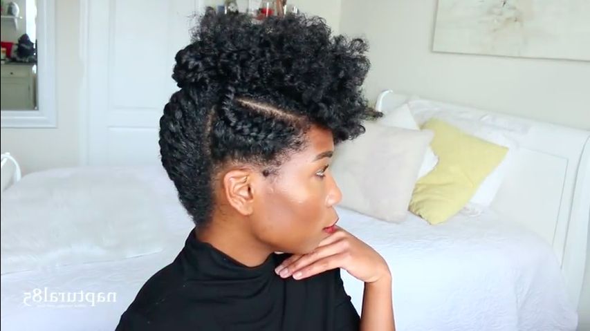 Natural Hairstyles For Prom | Moler Beauty Academy Pertaining To Faux Mohawk Hairstyles With Natural Tresses (View 10 of 25)
