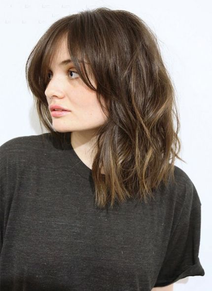 Perfect Wavy Long Bob Hairstyle You Should Try Right Now Inside Wavy Long Bob Hairstyles With Bangs (Photo 5 of 25)