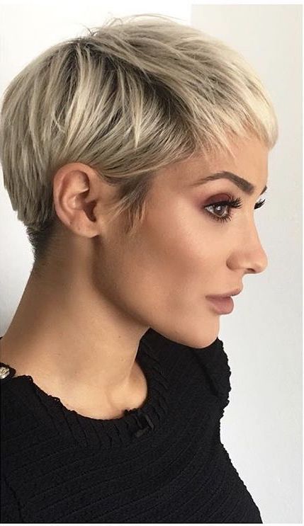 Pin On Chic Short Hair Styles For Chic And Elegant Pixie Haircuts (Photo 5 of 25)