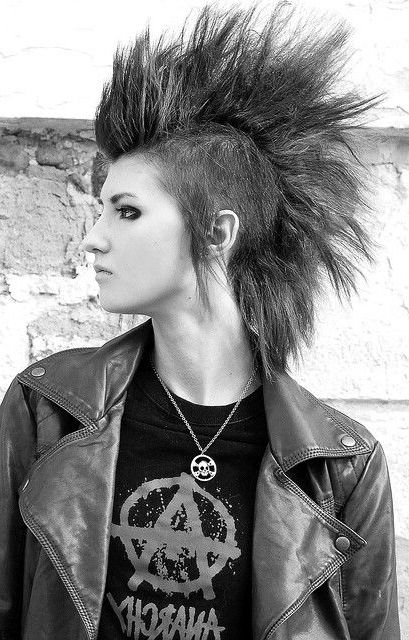 Pin On This Is Punk Rock. In Rocker Girl Mohawk Hairstyles (Photo 23 of 25)