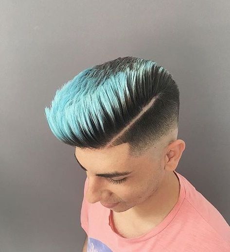 Pinterest Regarding Turquoise Side Parted Mohawk Hairstyles (View 24 of 25)