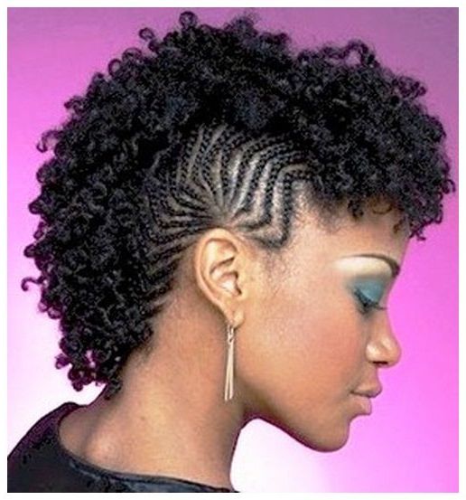 Protective Hairstyles For Natural Hair | Natural Hair Mohawk Throughout Braids And Curls Mohawk Hairstyles (Photo 15 of 25)