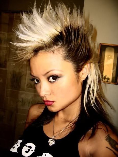 Punk Girl | Hair Art | Hair Styles, Punk Girl Hair, Mohawk With Rocker Girl Mohawk Hairstyles (Photo 11 of 25)