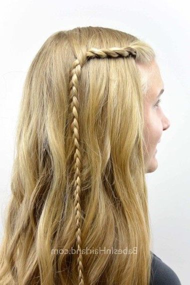 Quick & Easy Bang Pullback | Hair Styles | Easy Hairstyles Within Turned And Twisted Pigtails Hairstyles With Front Fringes (Photo 10 of 25)