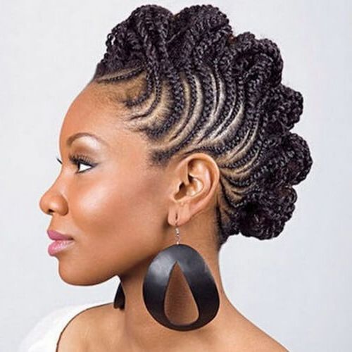 See 50 Ways You Can Rock Braided Mohawk Hairstyles | Hair In Braided Mohawk Hairstyles With Curls (Photo 19 of 25)