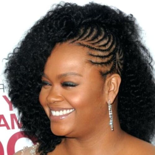 See 50 Ways You Can Rock Braided Mohawk Hairstyles | Hair In Curly Weave Mohawk Haircuts (Photo 25 of 25)