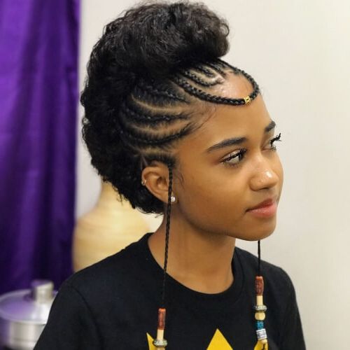 See 50 Ways You Can Rock Braided Mohawk Hairstyles | Hair In Side Braided Curly Mohawk Hairstyles (Photo 25 of 25)