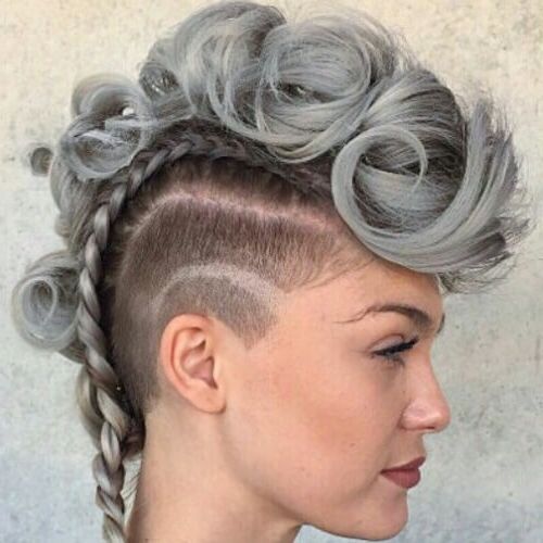 See 50 Ways You Can Rock Braided Mohawk Hairstyles | Hair In Victory Roll Mohawk Hairstyles (View 16 of 25)