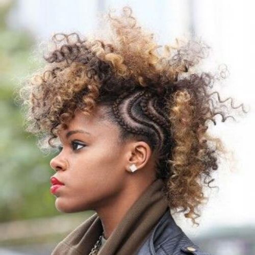 See 50 Ways You Can Rock Braided Mohawk Hairstyles | Hair Pertaining To Braids And Curls Mohawk Hairstyles (Photo 22 of 25)
