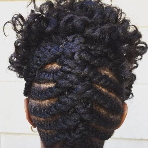See 50 Ways You Can Rock Braided Mohawk Hairstyles | Hair Pertaining To Twist Braided Mohawk Hairstyles (Photo 19 of 25)