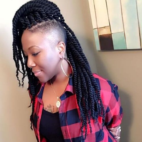 See 50 Ways You Can Rock Braided Mohawk Hairstyles | Hair Within Box Braids Mohawk Hairstyles (Photo 7 of 25)
