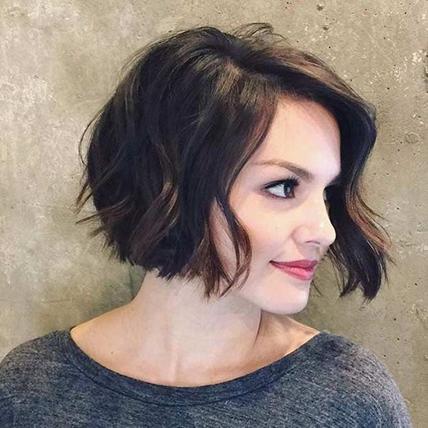 Short Hairstyles Everyone Is Talking About In 2019 With Short Asymmetric Bob Hairstyles With Textured Curls (View 16 of 25)