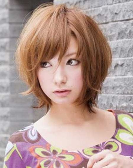 Short Hairstyles For Asian Women Pertaining To Asymmetrical Bob Asian Hairstyles (Photo 21 of 25)