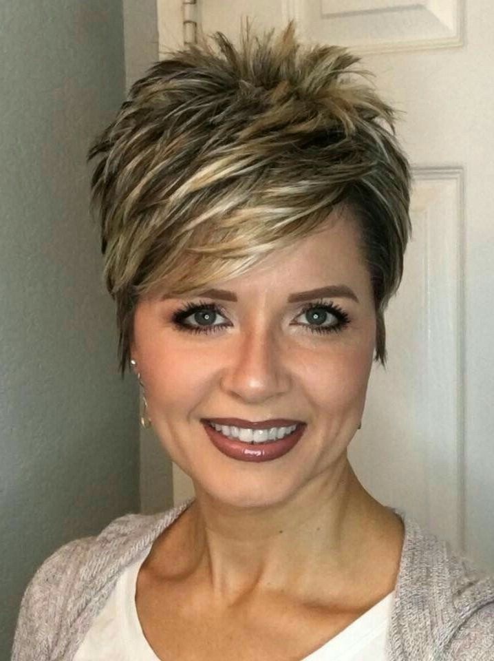 Short Highlighted Hair Style In 2019 | Pixie Haircut For Intended For Highlighted Pixie Hairstyles (View 2 of 25)