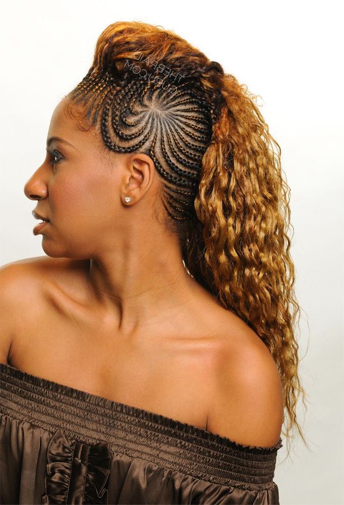 Side Braided Mohawk Hairstyles | Find Your Perfect Hair Style Within Side Braided Curly Mohawk Hairstyles (View 18 of 25)