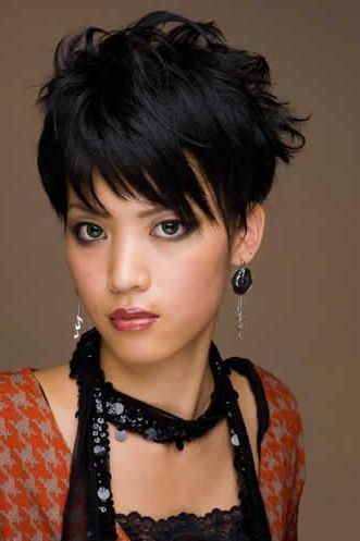 Textured Short Haircuts | Hair Cuts | Short Hair Styles For Textured Pixie Asian Hairstyles (Photo 3 of 25)