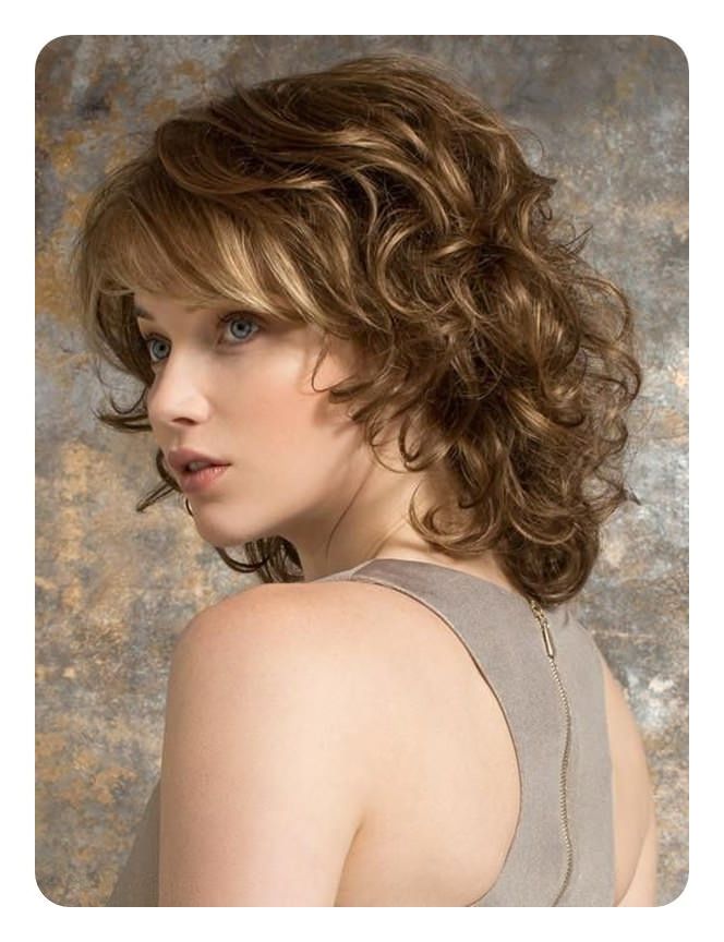 The 79 Sexiest Wispy Bangs To Inspire Your Makeover Pertaining To Soft And Casual Curls Hairstyles With Front Fringes (View 10 of 25)