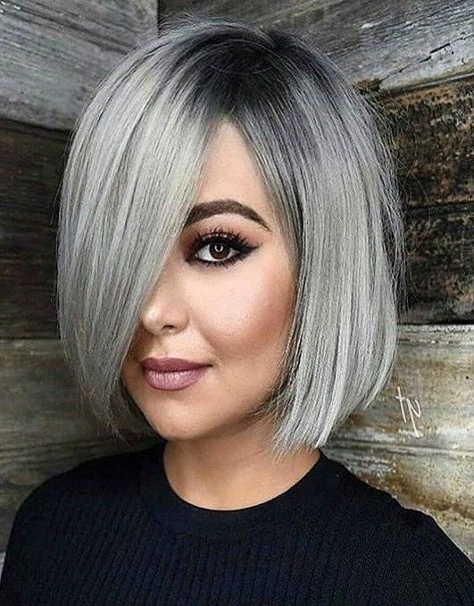 The Best Short Hair Style For The 2019 To 2020 | Bob With Silver Short Bob Haircuts (View 2 of 25)