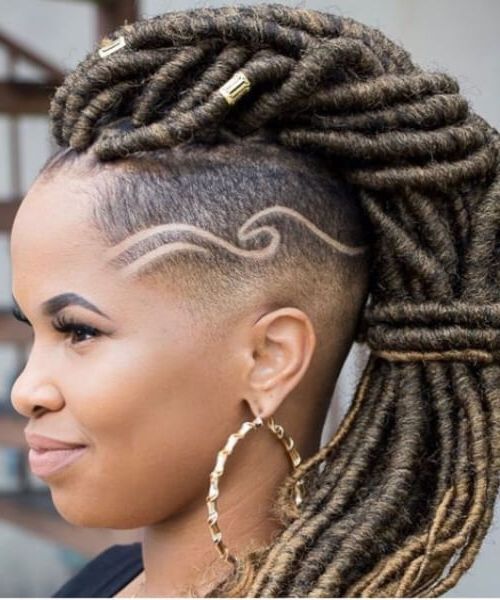 The Coolest Mohawk Dreads Styles – Love Locs Natural Intended For Dreadlocked Mohawk Hairstyles For Women (Photo 12 of 25)