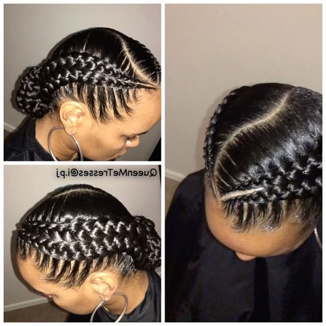 These Braids Are A Real Crowd Pleaser? | Braided Intended For Braided Bun Hairstyles With Puffy Crown (View 22 of 25)