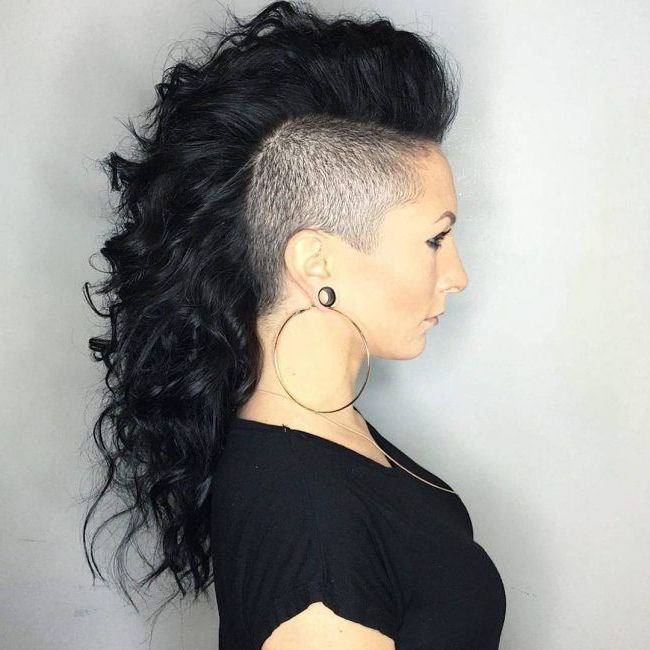 Thick Mohawk With Razor Trimmed Sides In 2019 | Long Hair Within Side Shaved Long Hair Mohawk Hairstyles (Photo 1 of 25)