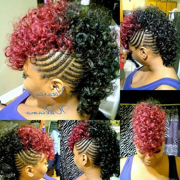 This Pretty But I Wouldn't Wear It In 2019 | Braided Mohawk With Regard To Braided Mohawk Hairstyles With Curls (Photo 8 of 25)